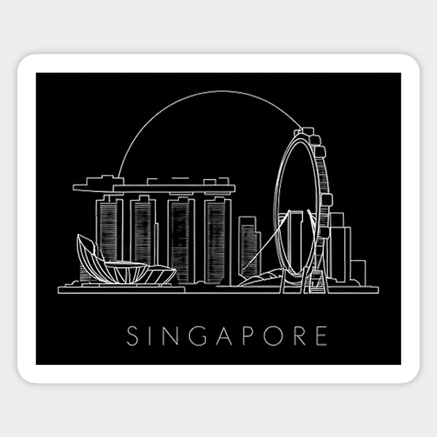 SINGAPORE Sticker by likbatonboot